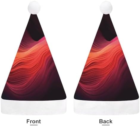 Gradient Red Santa Hat Christmas Party Headwear