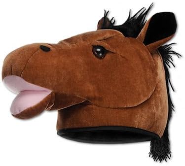 Beistle Plush Horse Head Hats for Farm Party