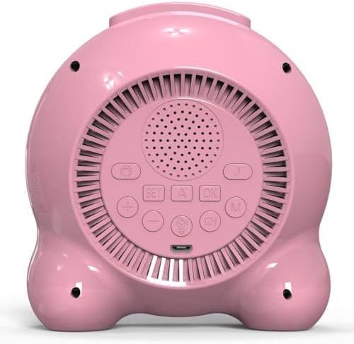 Kids Alarm Clock with Sun Moon LED Display and Sleep Sounds