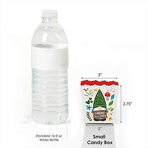 Big Dot of Happiness Garden Gnomes Party Favor Boxes Set of 12