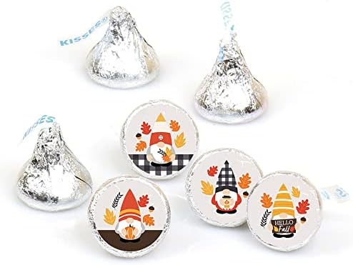 Big Dot Of Happiness Fall Gnome Candy Sticker Favors