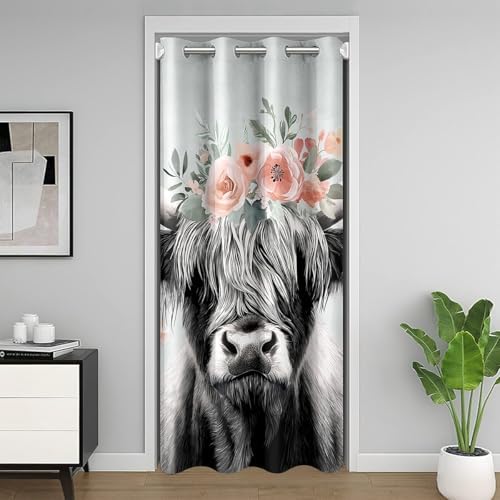 Erosebridal Bright Flowers Door Drape 42x84