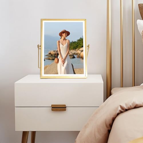 HyzaPhix Gold 4x6 Pressed Flower Frame