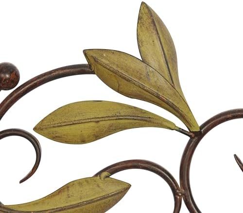 Deco 79 Wall Sculpture Leaf Wall Art 31x1x6 Green