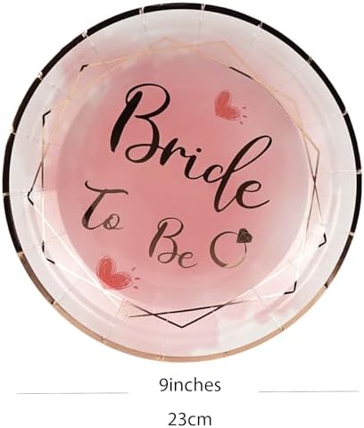 SHIDOW Bachelorette Party Paper Plates 30Pcs 9 Inch
