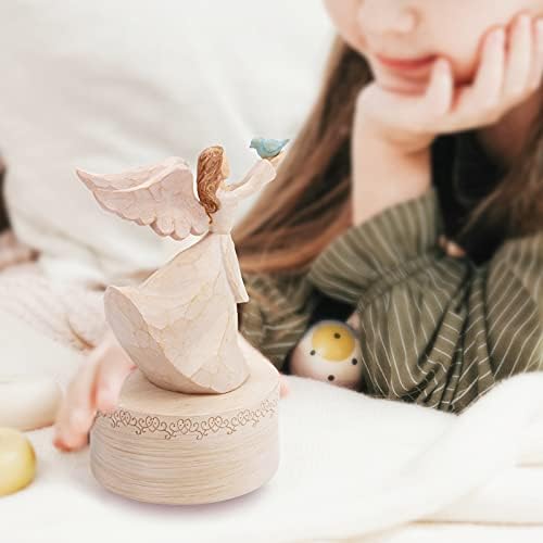 YT3 Angel Musical Box with Dove Figurine