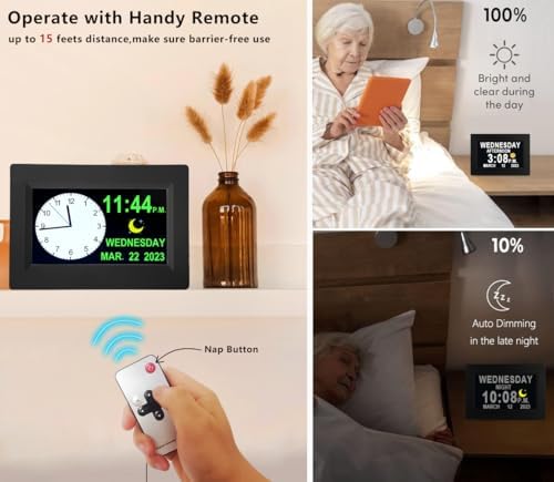 Vfa Upgraded Digital Alarm Clock with 19 Alarms