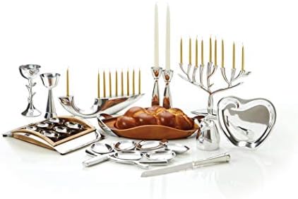 Nambe Illume Menorah 9 Branches 14-Inch Metal Alloy