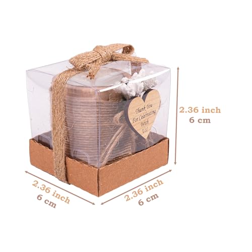 HTF Pack of 10 Wooden Tealight Candle Holders