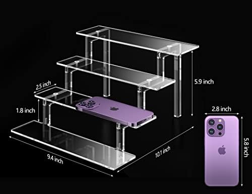 Kcrystenia Acrylic Risers Display Stand 4 Tier 2 Pack
