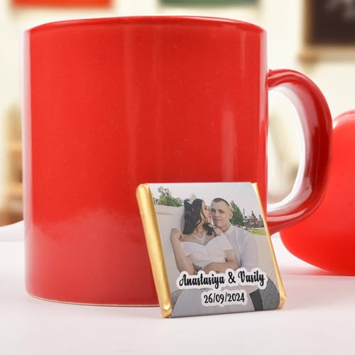 Personalized Wedding Chocolate Set of 50