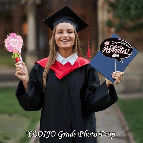 24Pcs Happy Graduation 2025 Photo Booth Props