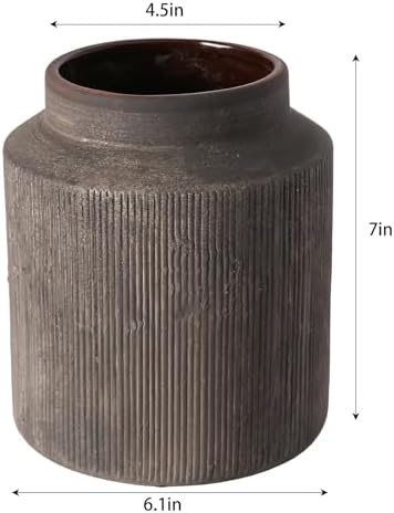 Rustic Vase for Home Decor 61 Inch Ceramic