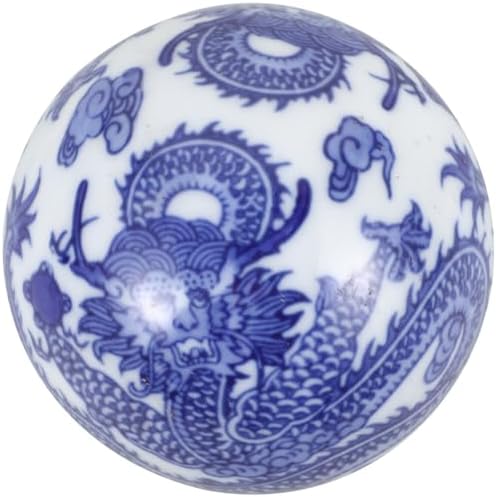 Garneck Ceramic Decorative Balls Blue White Floating Vase Fillers