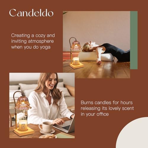 Candle Warmer Lamp with Timer and Dimmer