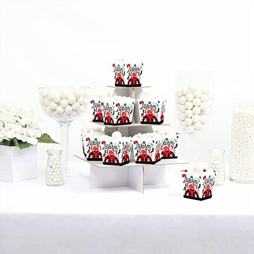 Big Dot of Happiness Christmas Pajamas Mini Favor Boxes Set of 12
