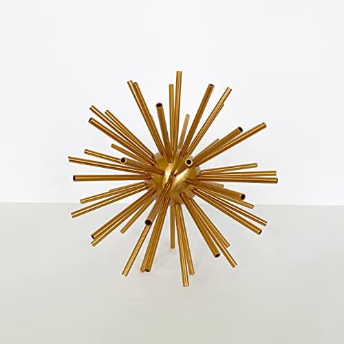 Ella Antique Gold Starburst Ball Large Console Decor