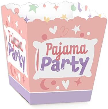 Big Dot of Happiness Pajama Party Candy Boxes Set of 12