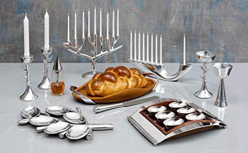 Nambe Illume Menorah 9 Branches 14-Inch Metal Alloy