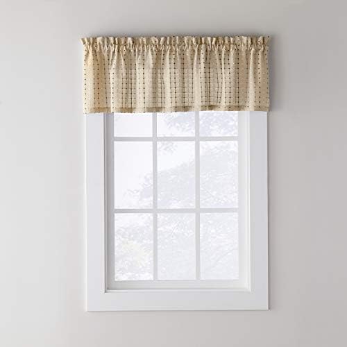 SKL Home Hopscotch Valance 58 in x 13 in Neutral