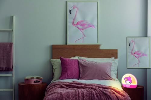 Hello Kitty Sunrise Alarm Clock with LED Display and USB Charging