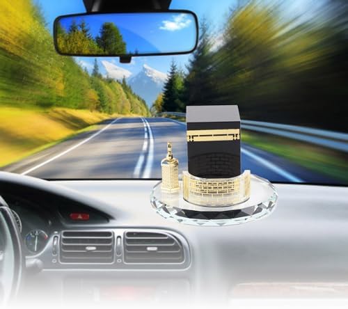 TOPINCN Islamic Decor Model Crystal Car Ornament