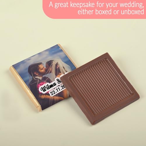 Personalized Wedding Chocolate Set of 50