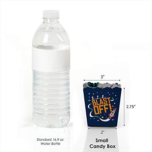 Blast Off to Outer Space Mini Candy Boxes Set of 12