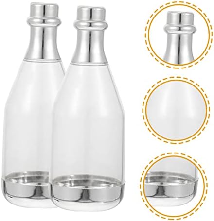 KOMBIUDA 10pcs Wedding Candy Boxes Mini Bottle Containers for Party Favors