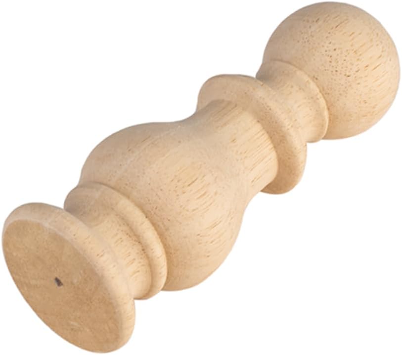 Crapapfert 2Pack Unfinished Wood Finials for Indoor Use