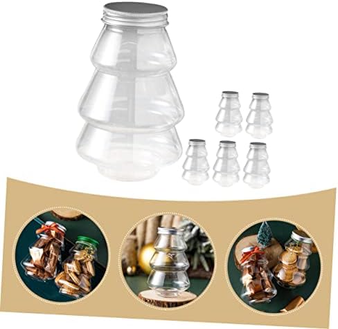 6Pcs Christmas Treat Box Candy Jars for Party Favors