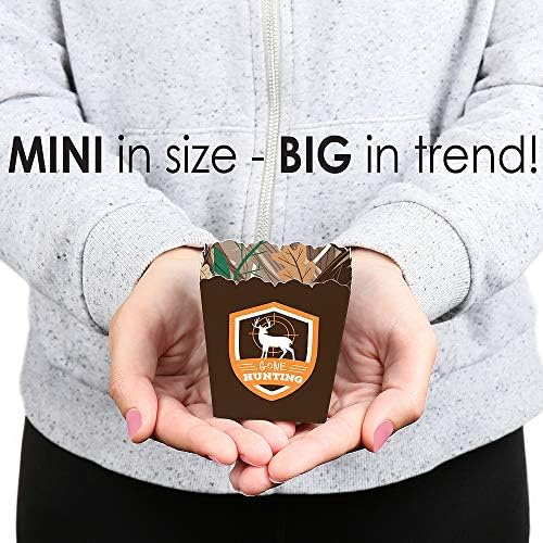 Big Dot of Happiness Gone Hunting Mini Candy Boxes Set of 12