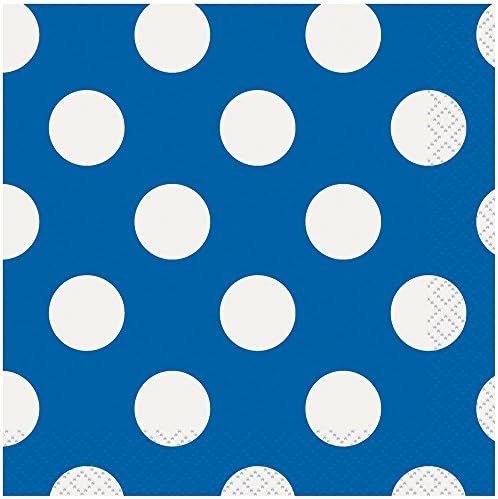 Unique Industries Polka Dot Beverage Napkins Pack of 40