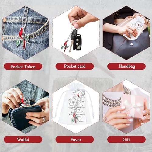 Ecally 20 Set Funeral Favors Keychain Celebration of Life Memorial Gifts