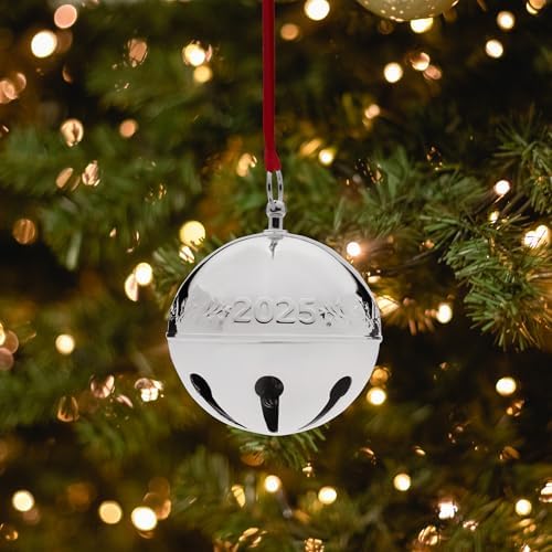 Wallace 2025 Silver Plated Sleigh Bell Ornament 55th Edition 1