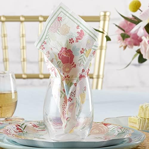 Kate Aspen 2 Ply Paper Napkins Set of 30 Garden Blooms