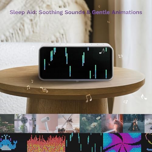 Dekala PixelRise Smart Alarm Clock for Bedroom