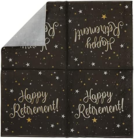 144-Piece Happy Retirement Party Supplies Set