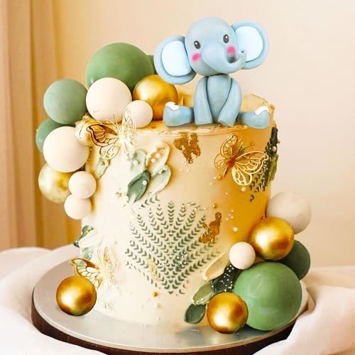 JeVenis Elephant Cake Decoration Wild Animal Party Decor