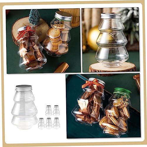 6Pcs Christmas Treat Box Candy Jars for Party Favors