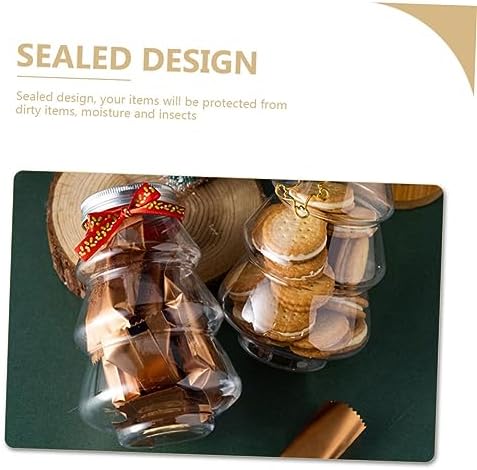 6Pcs Christmas Treat Box Candy Jars for Party Favors