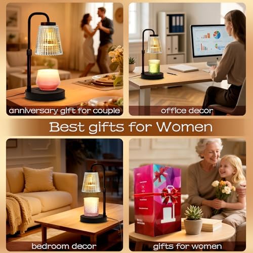 Adjustable Candle Warmer Lamp with Timer