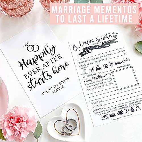 Hadley Designs 25 Wedding Advice Cards For Bride And Groom