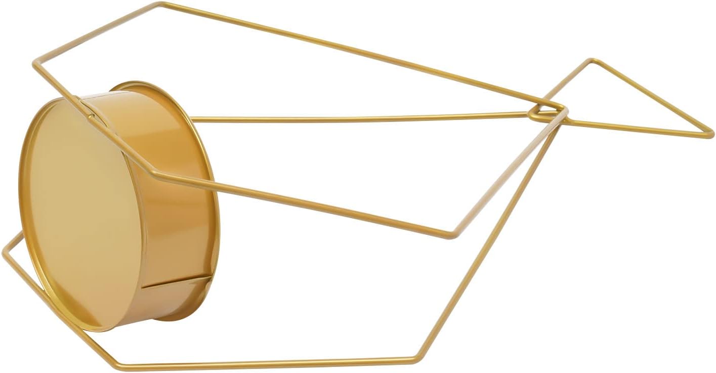 10pcs Metal Geometric Gold Centerpiece for Weddings