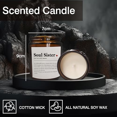 Manceng-zi Soul Sister Candle - Friendship Gift for Women