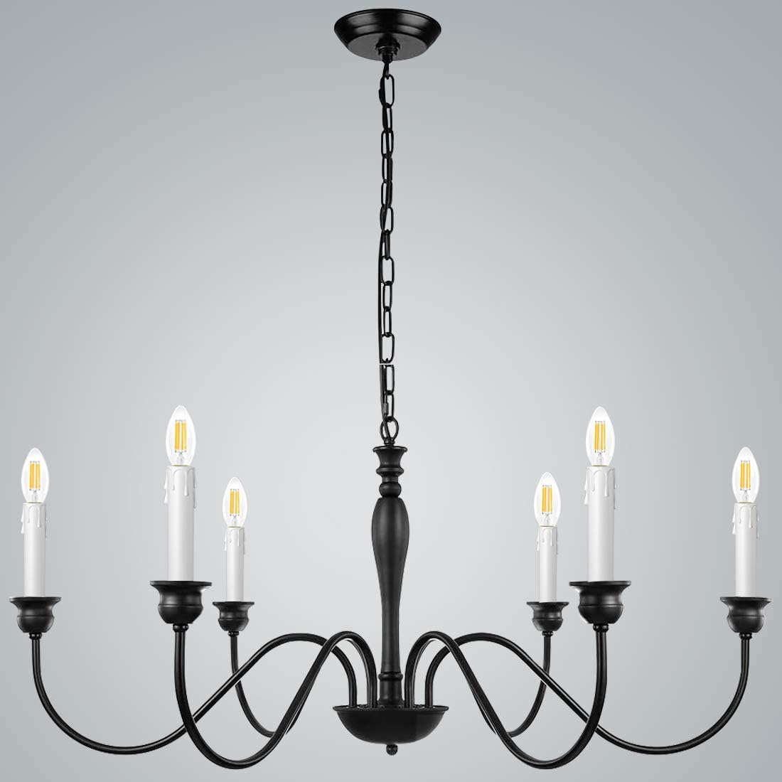 Drip Candle Socket Covers Set of 6 for Chandeliers