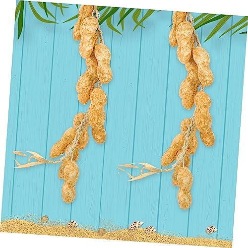 5pcs Realistic Faux Peanut String Decor Photo Props
