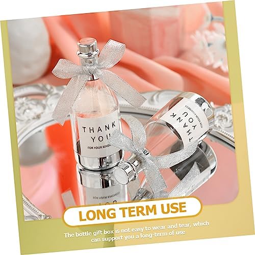 KOMBIUDA 10pcs Wedding Candy Boxes Mini Bottle Containers for Party Favors