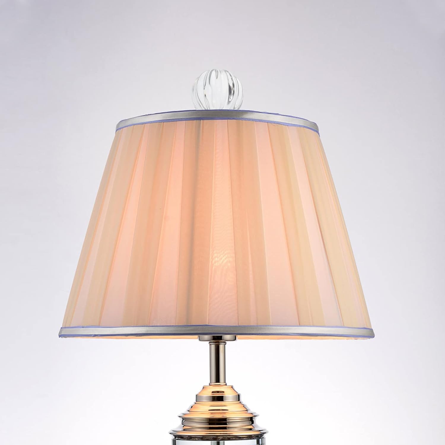 Crystal Curtain Finials Set for Modern Decor