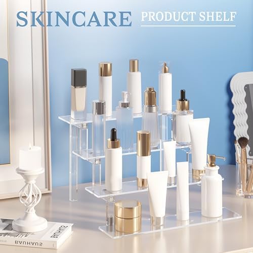 Kcrystenia Acrylic Risers Display Stand 4 Tier 2 Pack